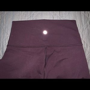 High-Waisted Purple Leggings